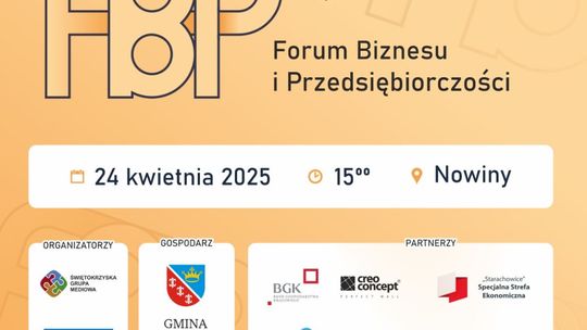 Forum Biznesu i Przedsiębiorczości oraz Gala Przedsiębiorców z wręczeniem nagród „Nowińskie Perły Biznesu” już 24 kwietnia
