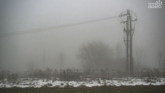 Gęsta mgła w województwie świętokrzyskim. Widzialność miejscami spada do 100 metrów