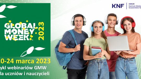 Global Money Week 2023. Dla uczniów i nauczycieli