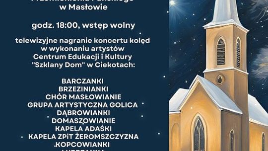 Gmina Masłów kolęduje 2024 – wyjątkowy koncert świąteczny