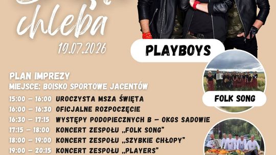 Gmina Sadowie zaprasza na Święto Chleba