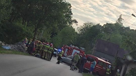 Groźnie wyglądający wypadek