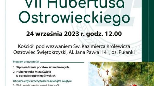 Hubertus Ostrowiecki  już w najbliższą niedzielę 
