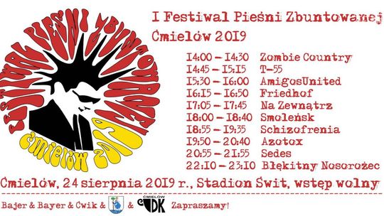I Festiwal Pieśni Zbuntowanej Ćmielów 2019
