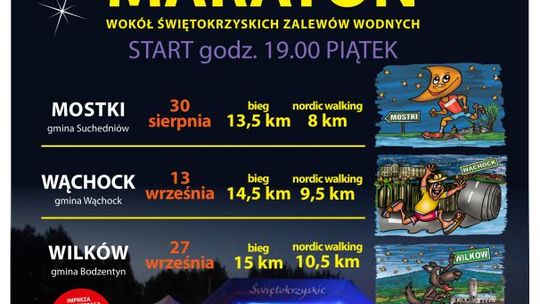II Nocny Maraton Wokół Świętokrzyskich Zalewów Wodnych
