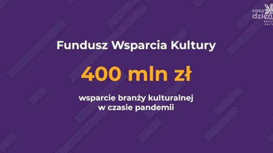 Instytucje kultury mogą liczyć na wsparcie