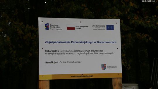 Intensywne prace w Parku Miejskim w Starachowicach 