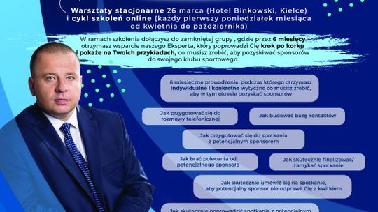 Jak pozyskiwać Sponsorów czyli Energia dla Świętokrzyskiego Sportu