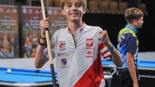 Jakub Chrobot Mistrzem Europy Juniorów w bilard!
