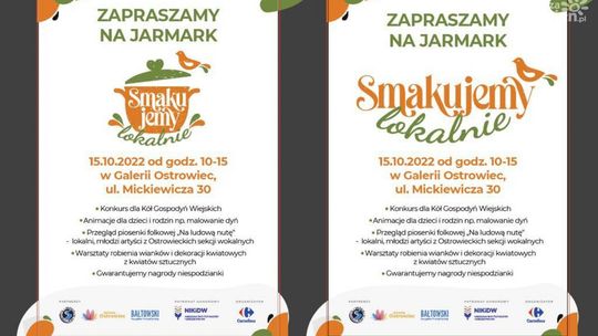 Jarmark „Smakujemy lokalnie” w Galerii Ostrowiec 