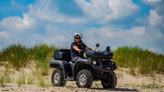 Jazda quadem po lesie jest zabroniona