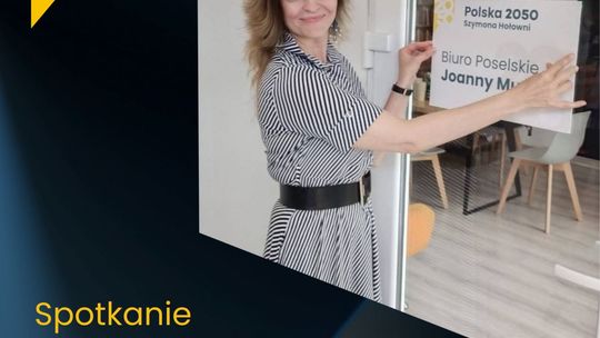 Joanna Mucha spotka się z mieszkańcami Ostrowca  