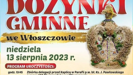 Już jutro zapraszamy na Dożynki we Włoszczowie. Święto plonów pod patronatem Radia Rekord