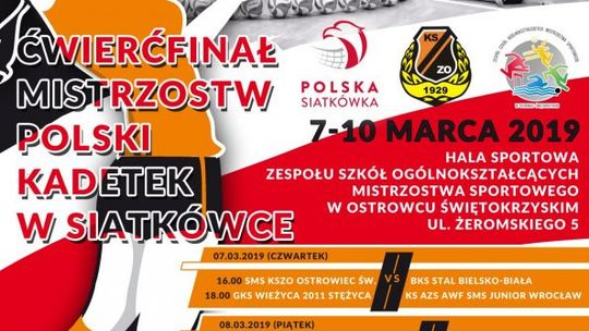 Kadetki SMS KSZO zagrają w 1/4 Finału Mistrzostw Polski