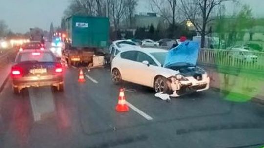 Karambol na ulicy Krakowskiej 