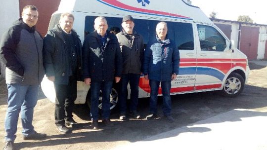 Karetka dla walczących Ukraińców