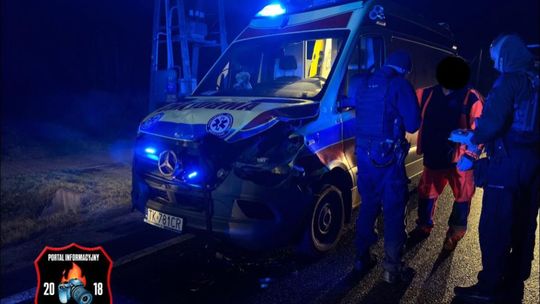 Karetka zderzyła się z sarną