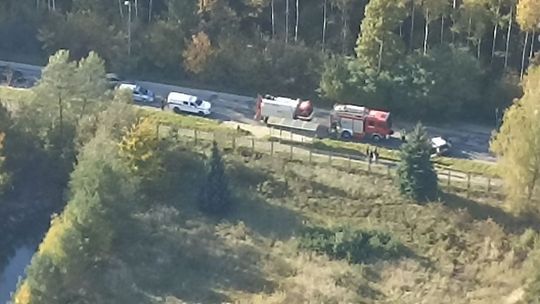 Kielce: Na ulicy Krakowskiej zderzył się motocykl z samochodem osobowym