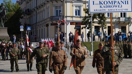 Kielce szykują się na finał „Kadrówki”. 60. Marsz I Kompanii Kadrowej dotrze na Plac Wolności