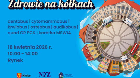 Kielce: „Zdrowie na kółkach” wraca na Rynek. Bezpłatne badania i konsultacje już w sobotę