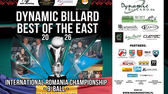 Kieleccy bilardziści powalczą o medale w Dynamic Billard Best of the East 2026