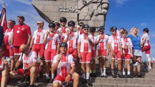 Kieleccy rowerzyści dotarli do Westerplatte