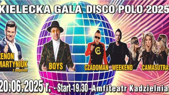 Kielecka Gala Disco Polo 2025 – największe gwiazdy gatunku na jednej scenie