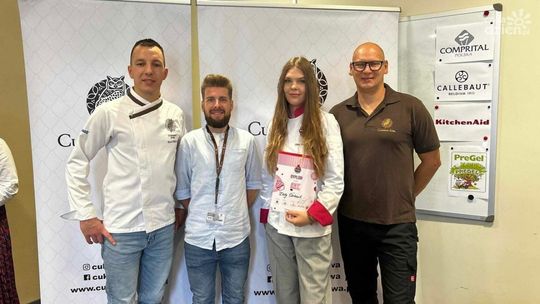 Kielecka uczennica wicemistrzem w konkursie cukierniczym 