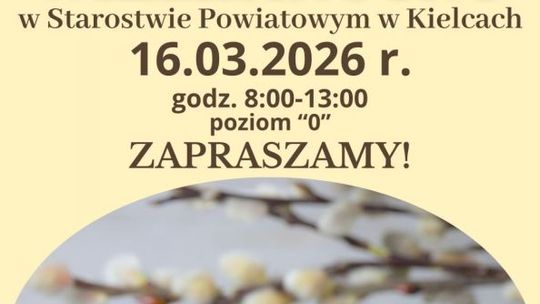 Kiermasz Wielkanocny w Starostwie Powiatowym w Kielcach