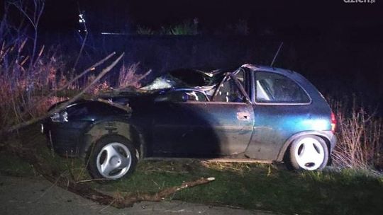 Kierowca uciekł z miejsca zdarzenia 