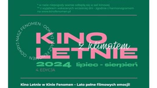 Kino Fenomen prezentuje swoją ofertę na weekend