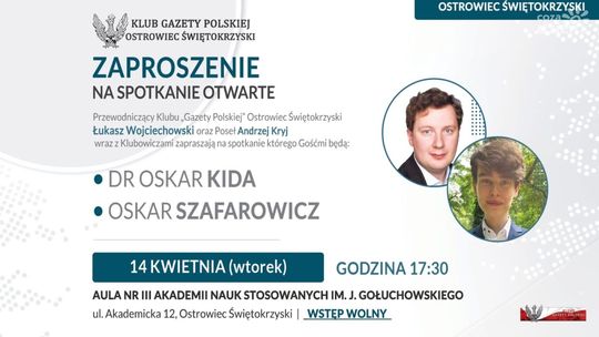 Klub Gazety Polskiej zaprasza na kolejne spotkanie