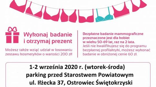 Kobieto postaw na profilaktykę! Zbadaj piersi