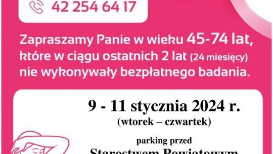 Kobieto! W nowym roku zadbaj o swoje zdrowie 