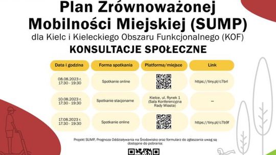 Kolejne spotkania w sprawie Planu Zrównoważonej Mobilności Miejskiej dla Kielc i Kieleckiego Obszaru Funkcjonalnego