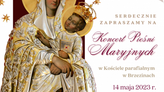 Koncert Pieśni Maryjnych w Brzezinach