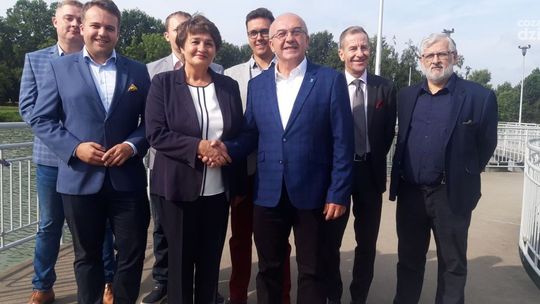 Konferencja prasowa Marzeny Dębniak i Jerzego Materka  