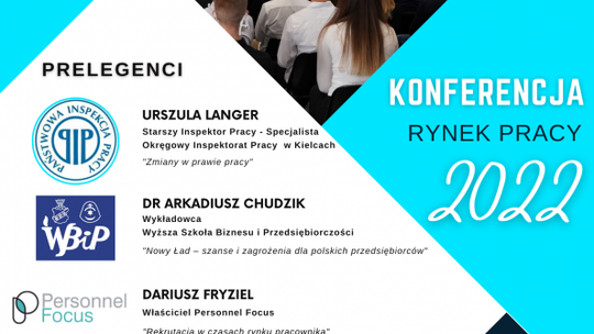 Konferencja ,,Rynek Pracy 2022" w Ostrowcu Świętokrzyskim