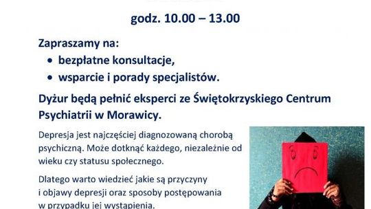 Konsultacje w ramach Ogólnopolskiego Dnia Walki z Depresją 