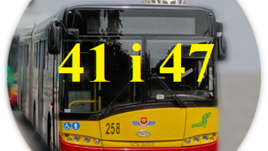 Krajno-Parcele czasowe utrudnienia dla autobusów linii 41 i 47