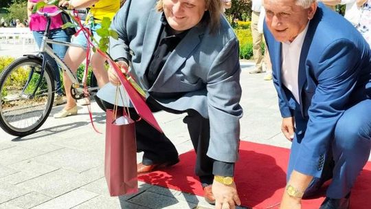 Krystian Tkaczewski na Buskiej Alei Gwiazd