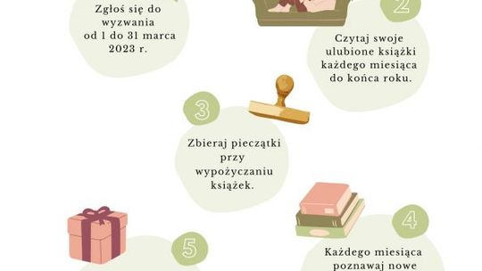 Kto się podejmie? Biblioteka w Sandomierzu przygotowała czytelnicze wyzwanie