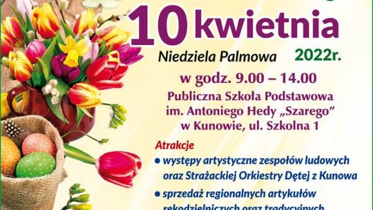 Kunów zaprasza na Kiermasz Wielkanocny 