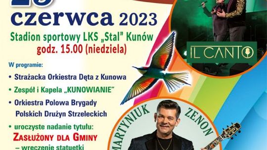 Kunowianie będą świętowali 