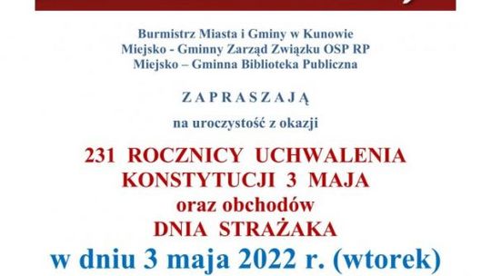 Kunowianie świętują 3 maja