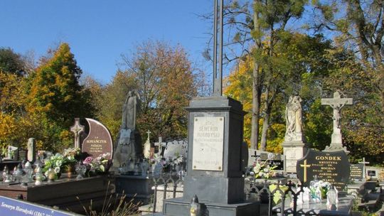 Kwesta na opatowskim cmentarzu 