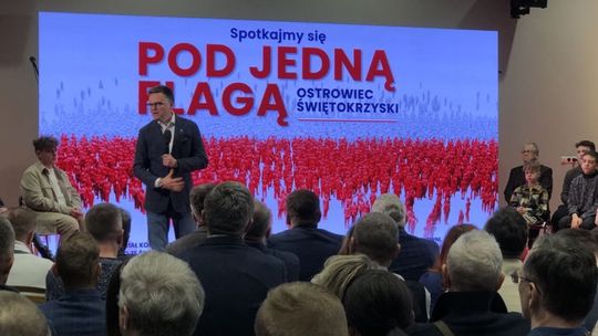 Kwestie geopolityczne poruszane na ostrowieckim spotkaniu z marszałkiem Hołownią 