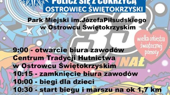 Łączą sport z dobroczynnością. OstroBiec zaprasza na aktywną niedzielę z WOŚP