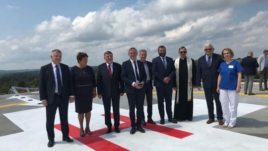 Lądowisko w ostrowieckim szpitalu oficjalnie otwarte