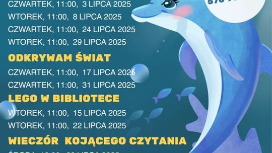 Lato z ostrowiecką biblioteką pełne  ciekawych propozycji  